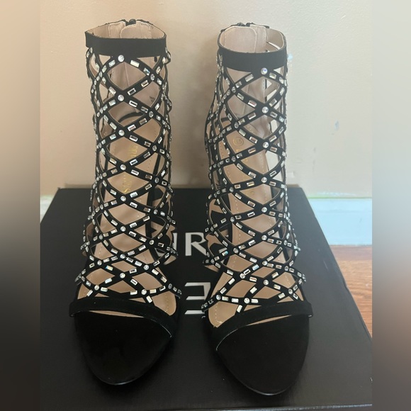 Stilettos high heels size 8.5 black - Picture 3 of 7